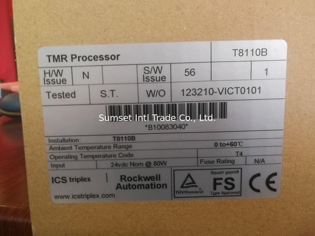 রকওয়েল অটোমেশন ICS Triplex বিশ্বস্ত TMR প্রসেসর T8110B AB