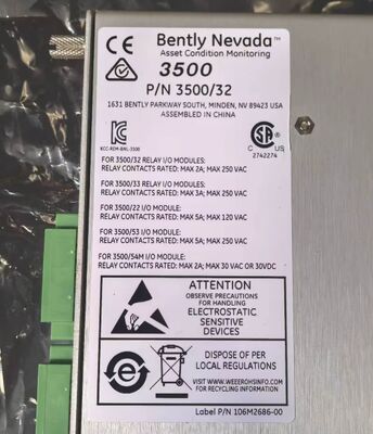 ১২৫৭২০-০২ বেন্টলি নেভাদা ৩৫০০ ৪-চ্যানেল রিলে মডিউল ফুল হাইট অ্যালার্ম ড্রাইভ লজিক সহ